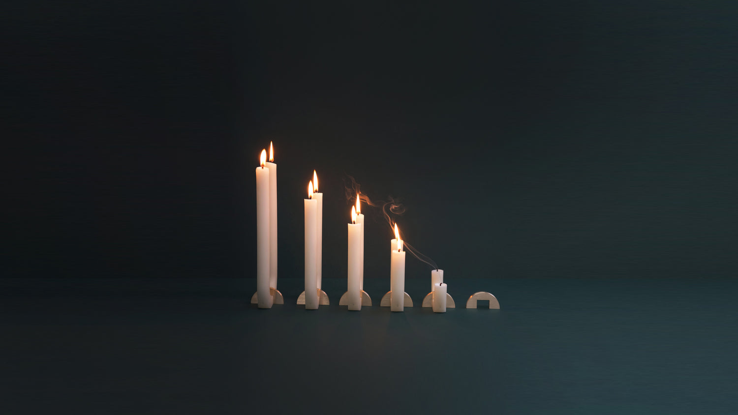 u candles in a row