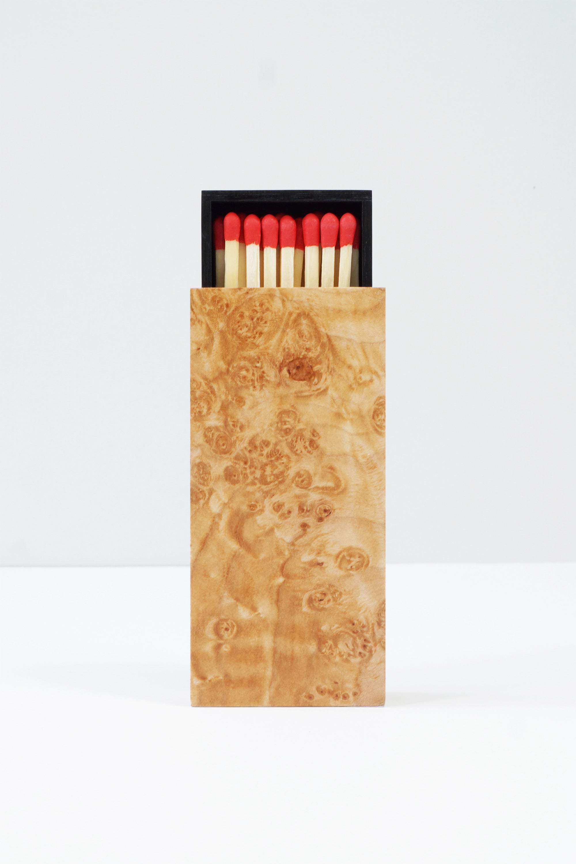 maple burl matchbox