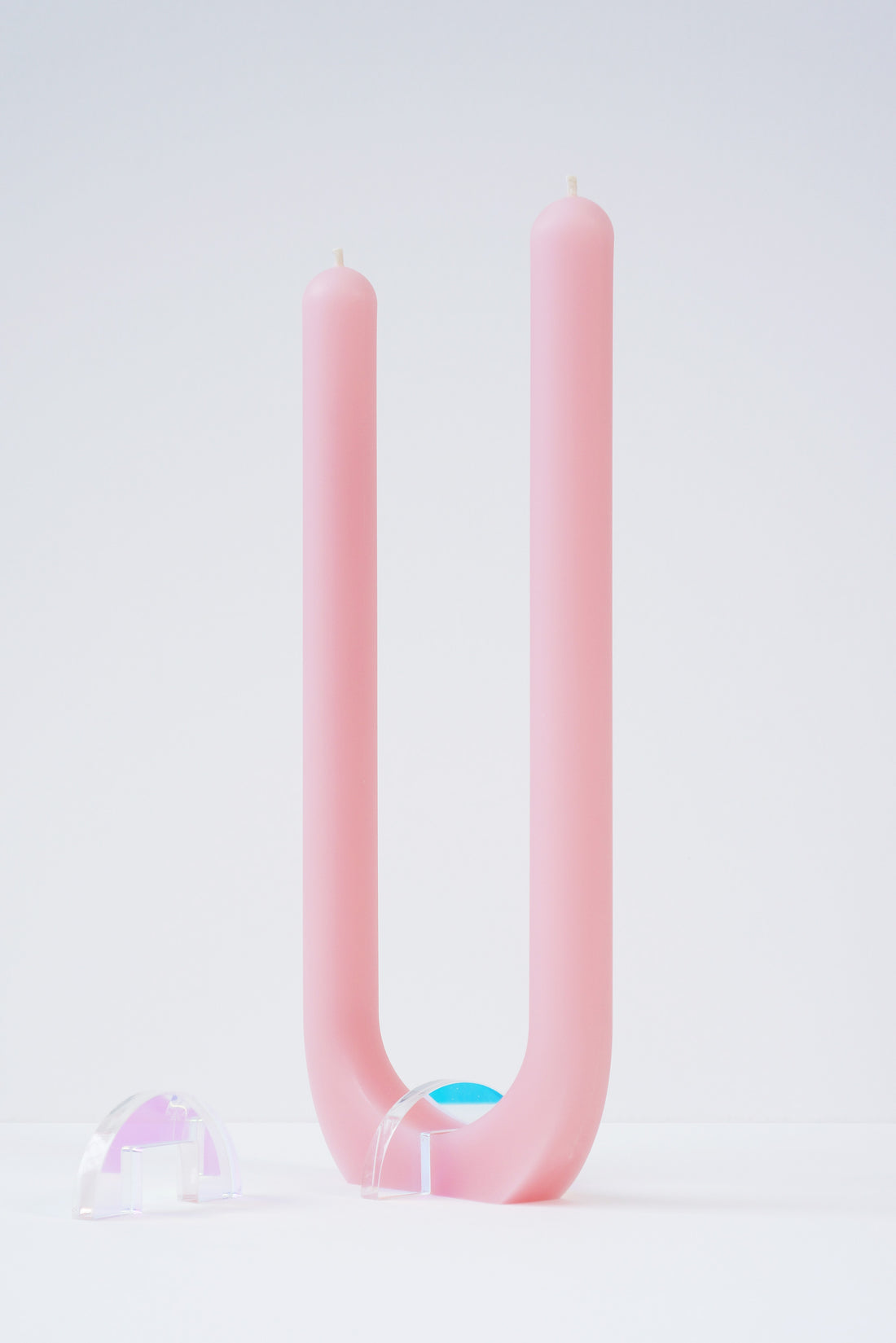 pink u candle