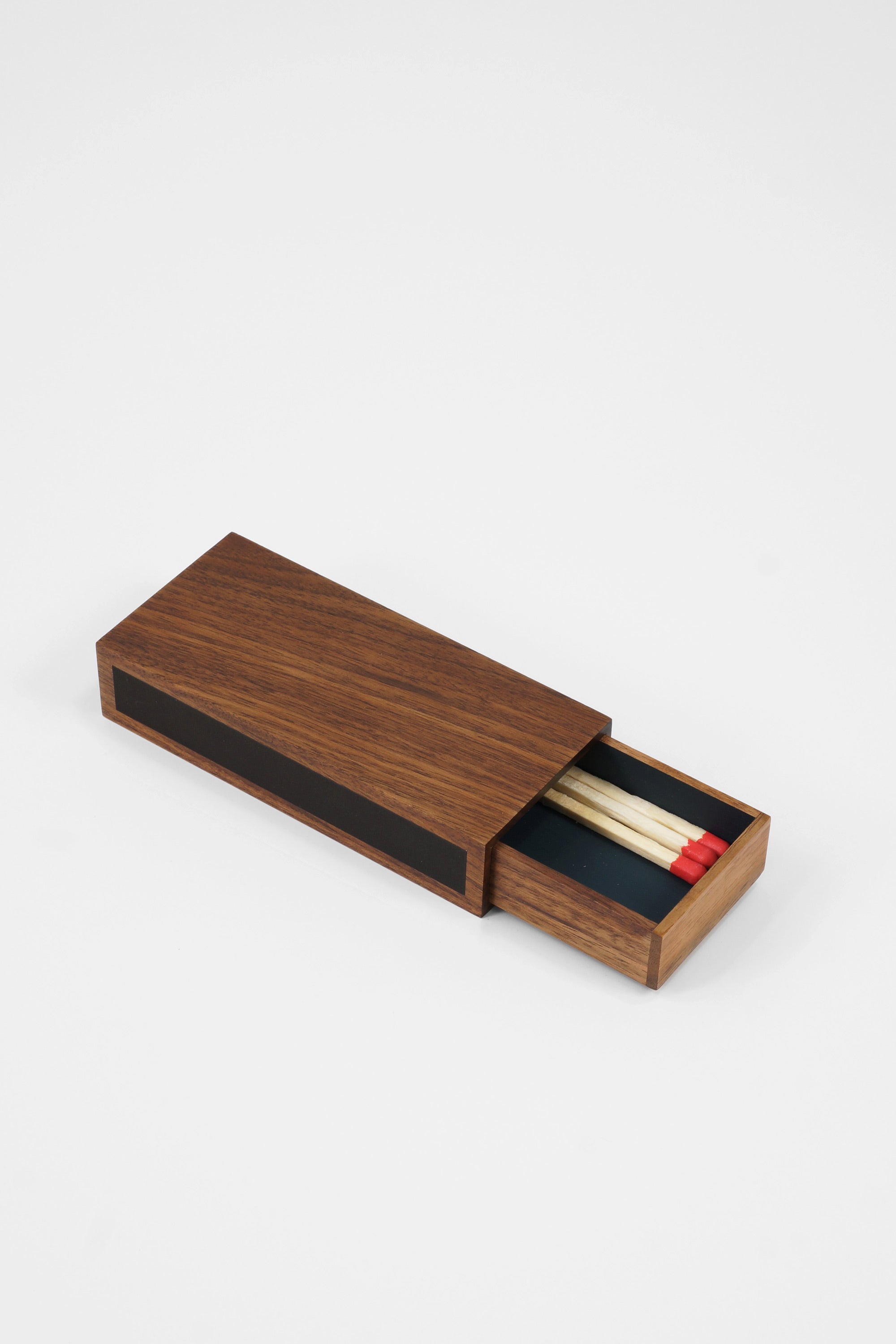 walnut matchbox