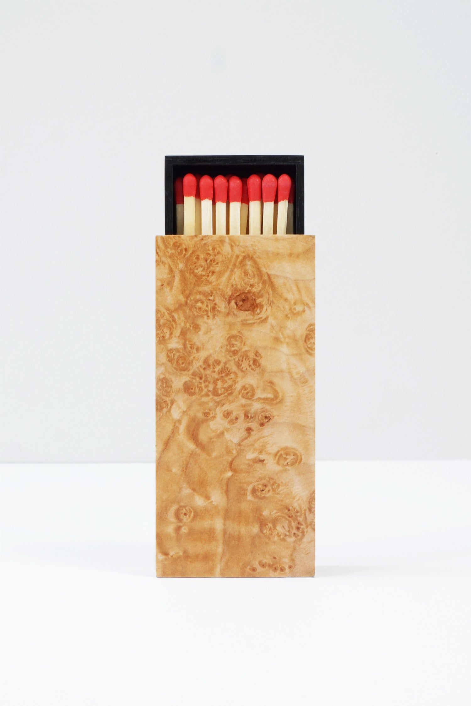 maple burl matchbox